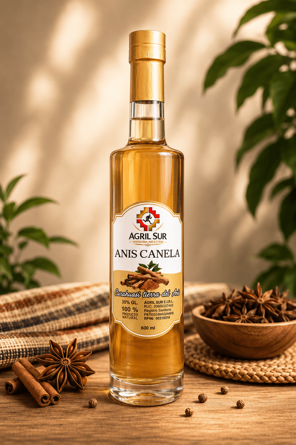 Anís Canela · 600 ml