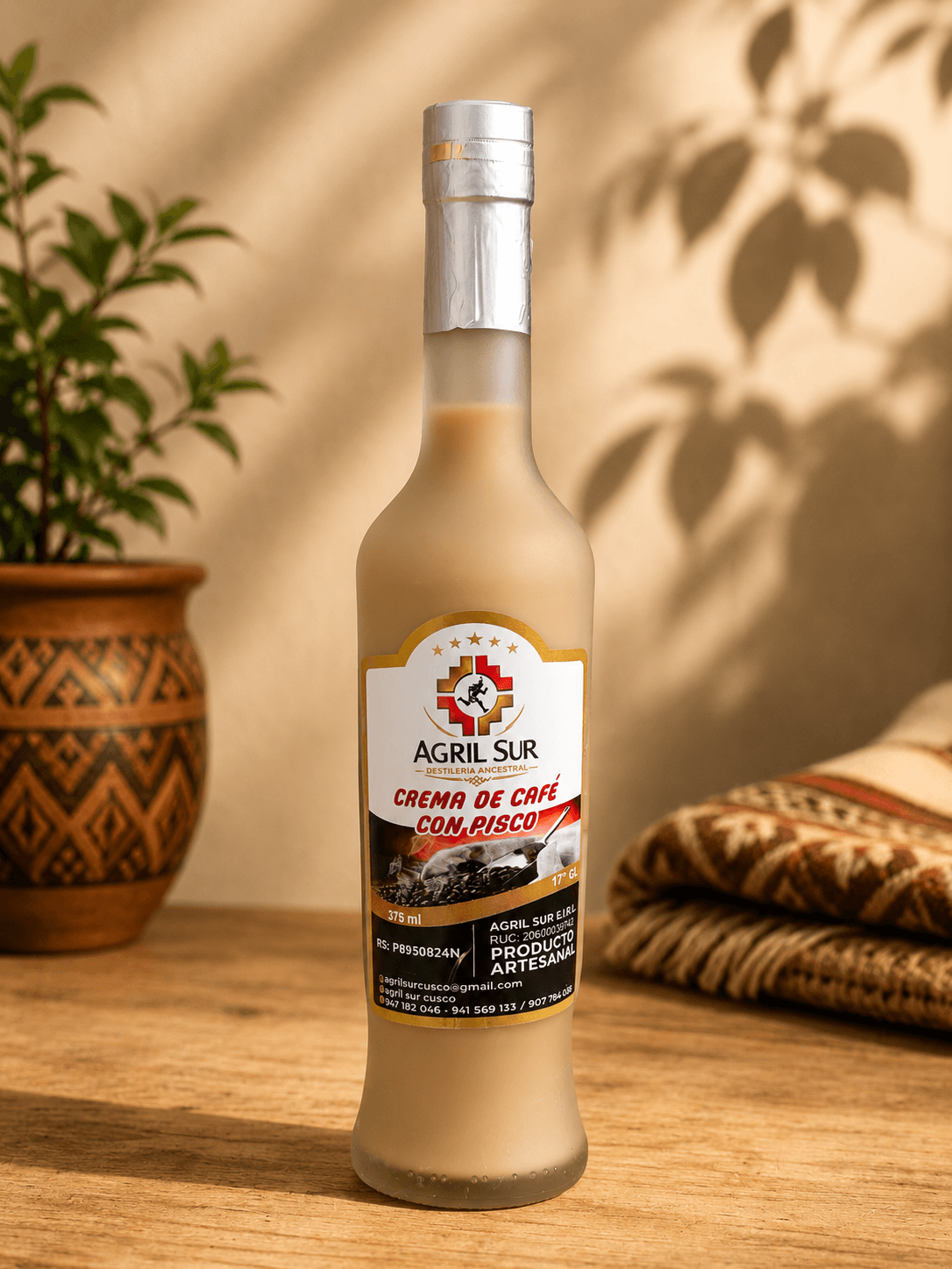 Crema de café con pisco